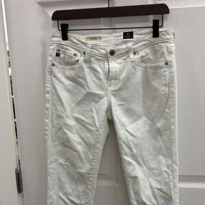 AG Adriano Goldschmied White Skinny Jeans